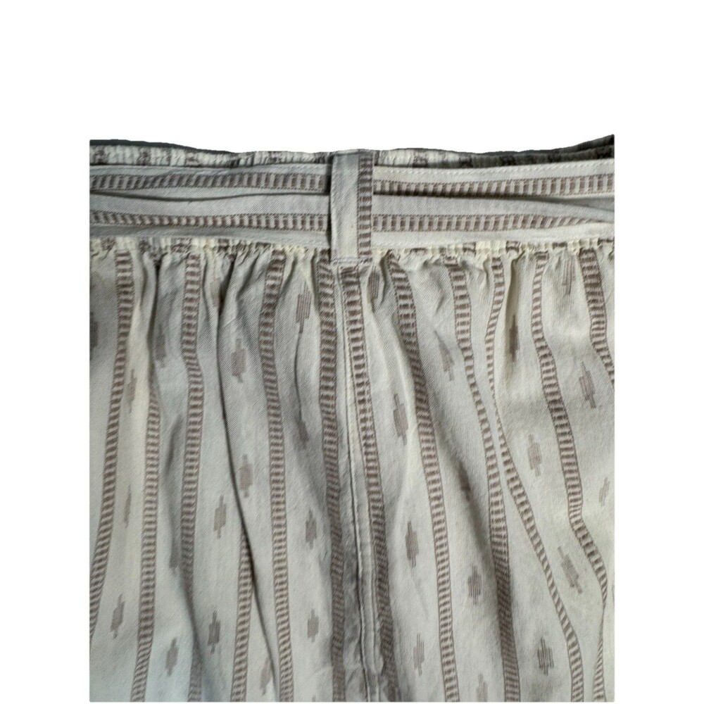 NWT OLD NAVY Women's Striped Tie Waist BOHO Ivory/Beige Size M - Picture 6 of 10